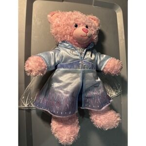 Pink Build A Bear with Elsa Disney Frozen‎ Dress 17" Plush
